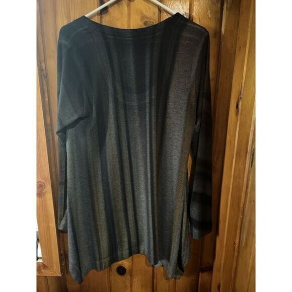 SOFT SURROUNDINGS STRIPE OVERSIZE SWEATER TUNIC Size M - Picture 2 of 4